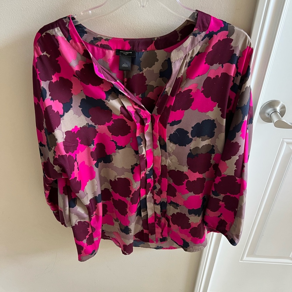 ANN TAYLOR BLOUSE L
